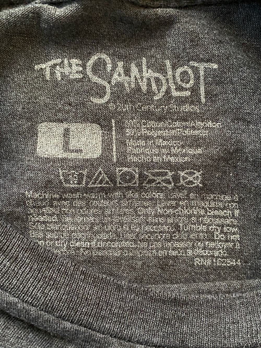 The Sandlot You’re Killing Me Smalls Graphic T-shirt Gray Pop Culture L - Picture 4 of 5
